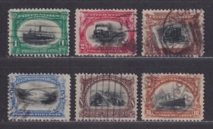 United States Scott 294-299 Used 1901 Pan-American Issue Complete Set SCV $119 - Picture 1 of 2