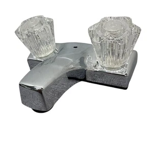 Moen 84400 WC Badezimmer 2-Griff Wasserhahn 4 Zoll 2,0 GPM NOS verchromt - Bild 1 von 14