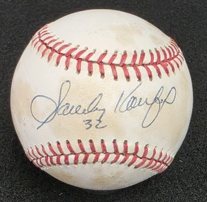 SANDY KOUFAX Signed #32 Official Baseball-HOF-BROOKLYN DODGERS-JSA-PSA - Picture 1 of 8