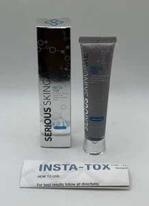 Serious Skincare INSTA-TOX Instant Line and Wrinkle Filler Gesichtsserum 0,75 oz NEU - Bild 1 von 4