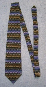 The Grateful Dead Silk Necktie Alligator 4th Set Aligator Fourth Set Black Blue - Picture 1 of 6