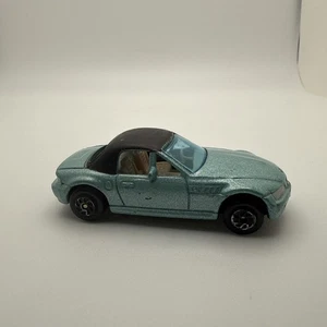 Yatming Road Tough Street Machine BMW Z3 1/64 Diecast Toy Car Turquoise Blue HTF - Picture 1 of 7