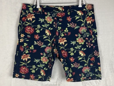 DENIM & SUPPLY RALPH LAUREN Short Men 40 Navy Floral Pocket 10'' Inseam Casual - Image 1 of 4