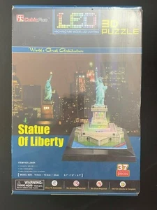 NEW CubicFun New York Statue of Liberty 3D LED Lighted Puzzle Model age 14+ - Picture 1 of 4