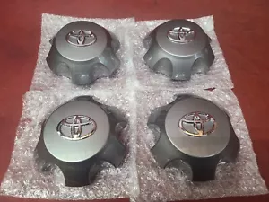 2010-2024 FOR Toyota 4Runner GRAY Center Cap Hubcap 4 Runner 4260B-35030 SET - Picture 1 of 7