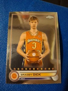 2022 GRADEY DICK TOPPS CHROME MCDONALD'S NBA ROOKIE CARD RC #64 RAPTORS KANSAS  - Picture 1 of 2