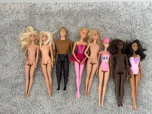 Lot of 8 Barbie Dolls W/ Christoff Frozen Doll - Picture 1 of 2