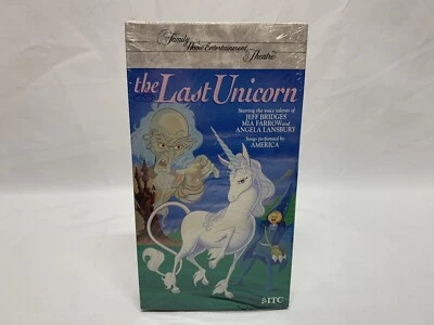 Home Entertainment The Last Unicorn (VHS, 1994) ITC Bridges, Sealed w/ Watermark - Image 1 of 4