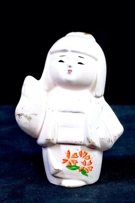 Collect them all! #4 Vintage Japanese Hakata Ningyo Doll Figurine H4.5"  - Image 1 of 4