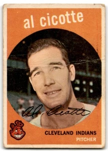 1959 TOPPS AL CICOTTE CLEVELAND INDIANS #57 - Picture 1 of 2