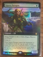 Tajuru Paragon Extended Art FOIL NM Zendikar Rising ZNR MTG