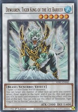 Dewloren, Tiger King of the Ice Barrier NM 1st SDFC (#1) Structure Deck Yugioh