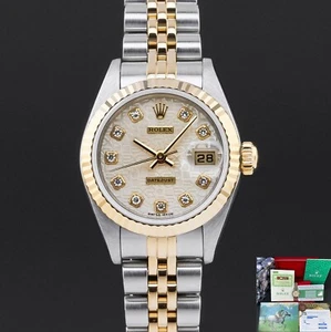 Rolex Lady-Datejust 79173 26mm 2000 Two-Tone Silver Jubilee Diamond dial Fullset - Bild 1 von 13