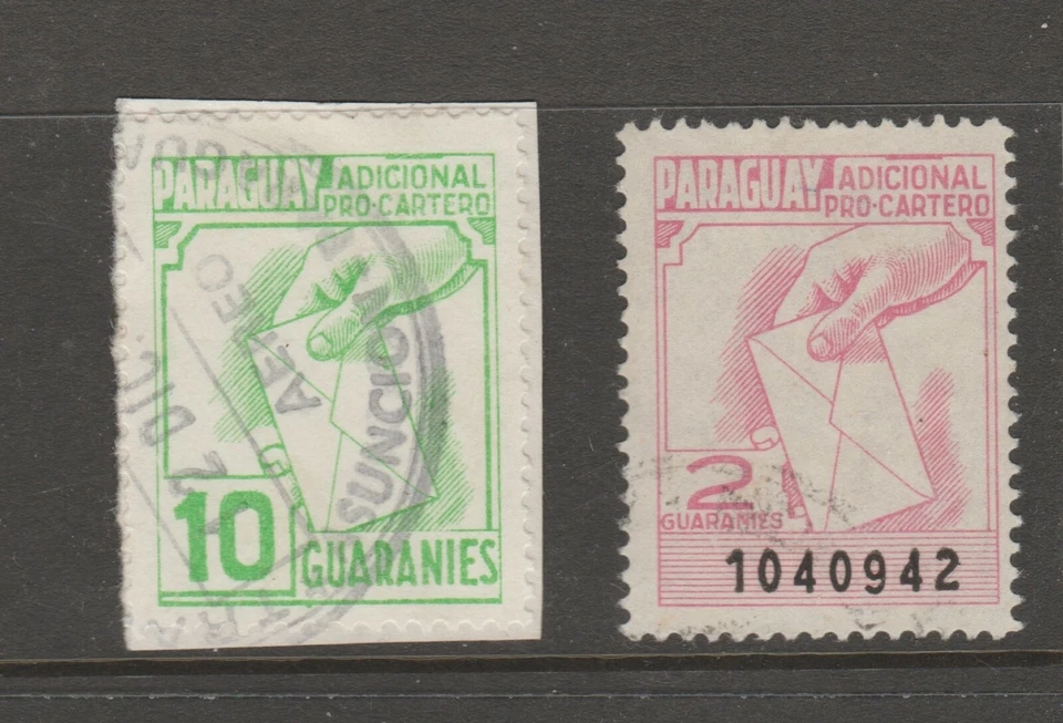 Paraguay revenue stamp Fiscal - 2760- - Image 1 of 1