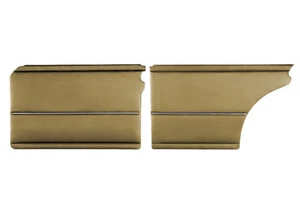 FOR MERCEDES W108 280 S 280 SE DOOR PANEL WITH CHROME TRIM BEIGE PAIR - Picture 1 of 1
