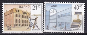 Islandia 1990 Yvert 679/80 Europa CEPT Arquitectura Estampillada sin montar o nunca montada en muy buen estado - Imagen 1 de 1