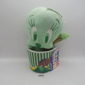 JK03 JUNK Tweety American Sweets Bird SEGA 2004 Plush 8" Toy Doll Japan Green - Picture 1 of 15