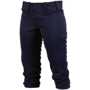 Rawlings Girls Low Rise FPEX Plush Fastpitch Softball Pants - NAVY - Size SMALL - Picture 1 of 1