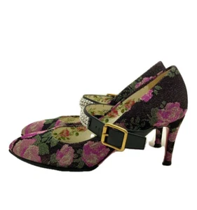 Gucci decolte donna a punta floreale Mary Jane taglia 35,5 - Foto 1 di 5