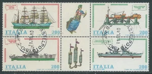 1980 ITALIEN GEBRAUCHTER SCHIFFSBLOCK - V1-9 - Bild 1 von 1