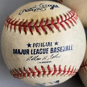 Chicago Cubs Wrigley Field MLB Bud Selig Baseball Batting Practice Used Ball - Picture 1 of 2