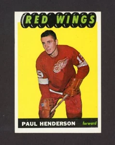 1965-66 TOPPS # 51 PAUL HENDERSON  RC  25984 - Picture 1 of 2