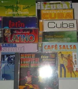 10 CD Lot Latino Beats / Cuban Beats - Latin - Salsa Lot all Good or Better - Picture 1 of 24