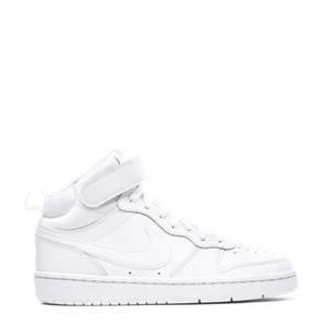 Big Kid's Nike Court Borough Mid 2 blanco/blanco-blanco (CD7782 100) - Imagen 1 de 5
