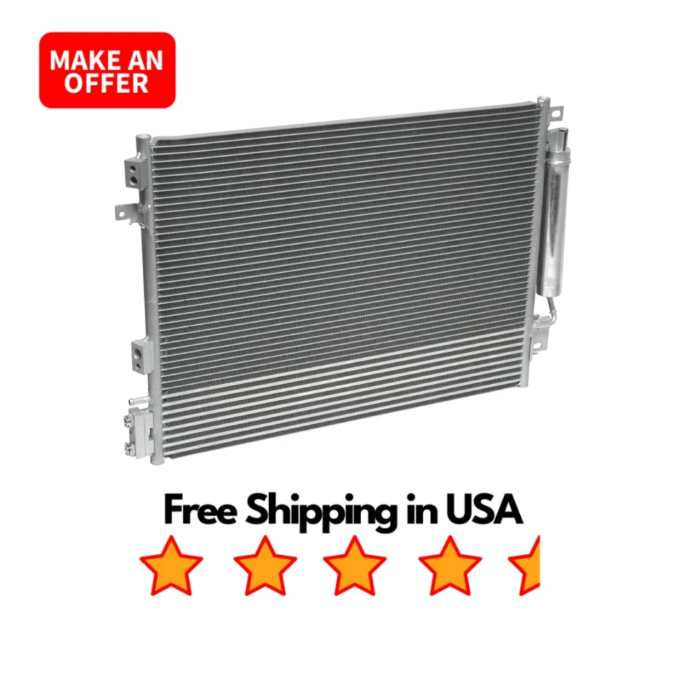 Condensador de CA compatible con Chrysler 300 2006-2016; Dodge Challenger, cargador 2009-2010 Foto 1 de 1