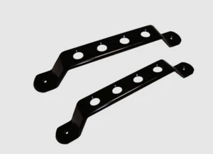 Pair of Rally Lightweight BLACK Alloy Interior Door Handles Race/Competition Car - Picture 1 of 1
