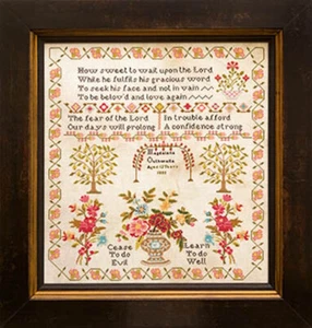 Magdalena Outhwaite 1833 ~ Hands Across The Sea Samplers - Imagen 1 de 1