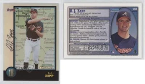 1998 Bowman Chrome International Refractor AJ Zapp #340 - Picture 1 of 3