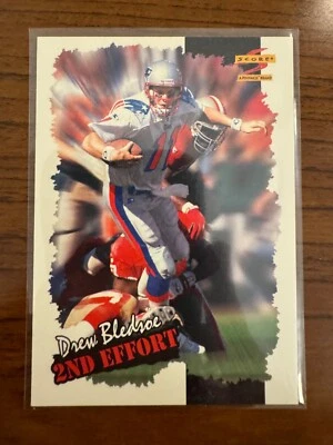 1996 Score #248 2nd Effort Drew Bledsoe New England Patriots - Image 1 of 2