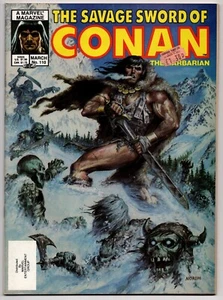 Savage Sword of Conan Vol 1 No 110 Mar 1985 (VFN+) (8.5) Marvel B&W Magazine - Bild 1 von 2