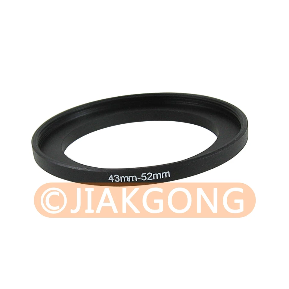 43mm-52mm 43-52 mm 43 to 52 Step Up Ring Filter Adapter - Image 1 of 1