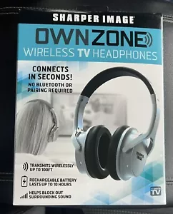 Sharper Image OWN ZONE wireless tv headphones - Picture 1 of 4