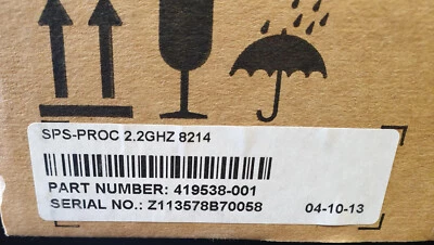AMD Opteron 8214 Dual-Core 2.2GHz Santa Rosa 2MB cache, socket F (HP) 419538-001 - Image 1 of 2