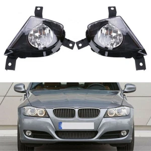 1 Pair Front Bumper Fog Lights Driving Lamps For BMW E90 E91 328i 335i 2009-2011 - Picture 1 of 5