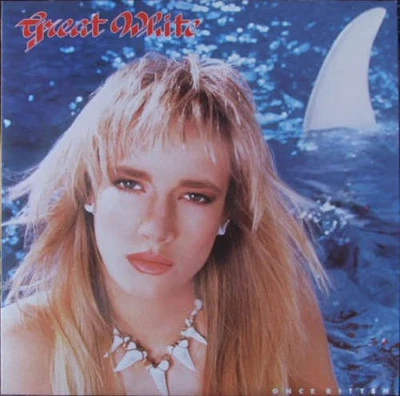 Great White Once Bitten LP album vinyle disque 0173 - Photo 1/4