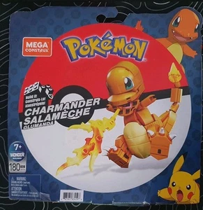 Charmander Mega Construx Building Blocks Set Pokemon 180 Pieces Mattel Sealed - Picture 1 of 5