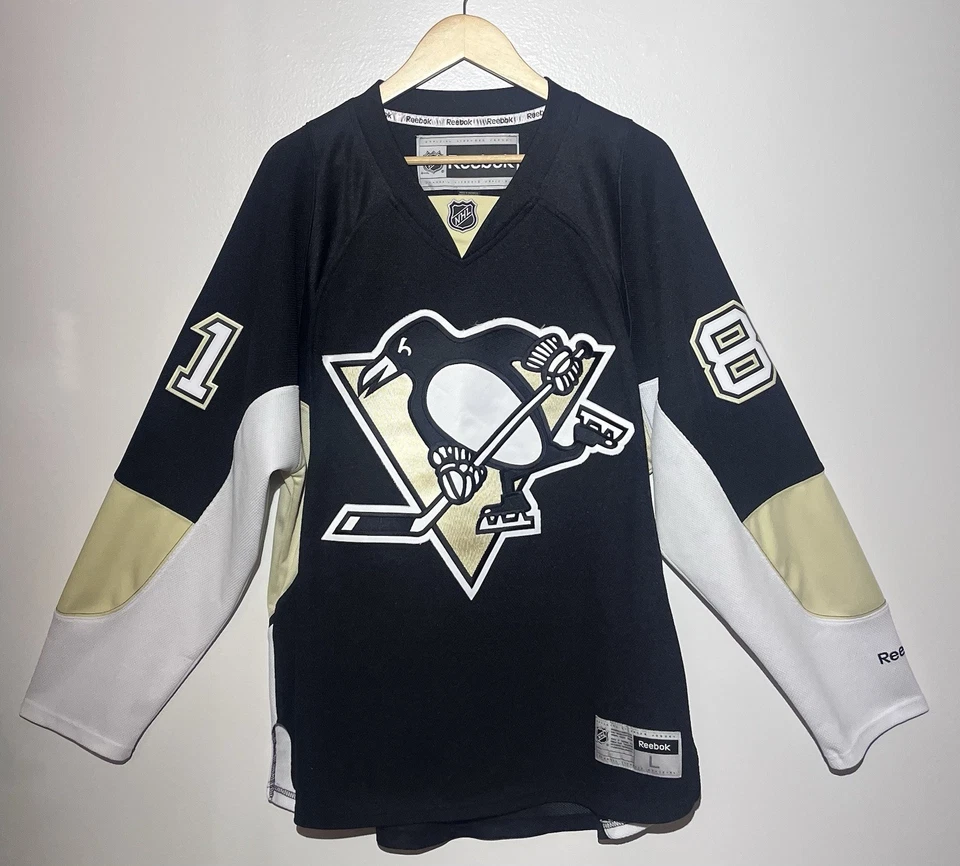 Camiseta Phil Kessel #81 Pittsburgh Penguins 2016 NHL talla L camiseta blanca Reebok Foto 1 de 4