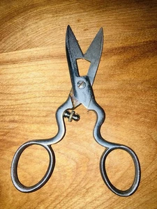 Vintage RARE Spaulding Royal Germany German made Button Scissors 4.5" Long - Picture 1 of 7