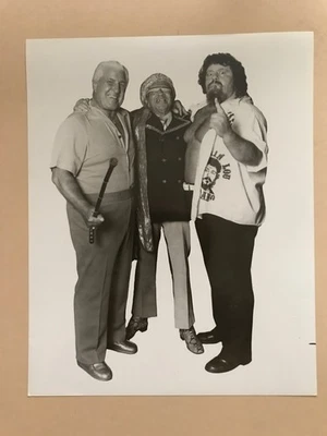 Wrestling Managers Photo: Freddie Blassie, Captain Lou Albano, The Grand Wizard - Image 1 of 2