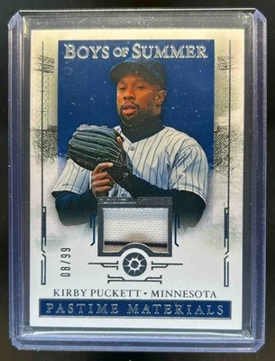 2025 Panini Boys of Summer Kirby Puckett Pastime Jersey #8/99 Twins - Image 1 of 2