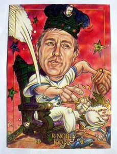 Nolan Ryan 1993 CARDTOONS ETCHED FOIL F-9 Insert Baseballkarte - Bild 1 von 15