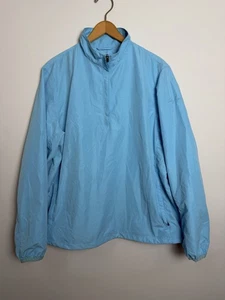 Chaqueta cortavientos de golf Lady Hagen 1/4 cremallera azul navegación deportes activa talla XL - Imagen 1 de 9