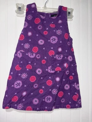 Vestido Vintage Pana Floral Sin Mangas | Talla 4T Foto 1 de 4