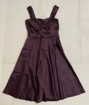 Davids Bridal Dress Womens Size 10 Purple A-Line Dressy Formal Fit Flare Wedding - Image 1 of 4