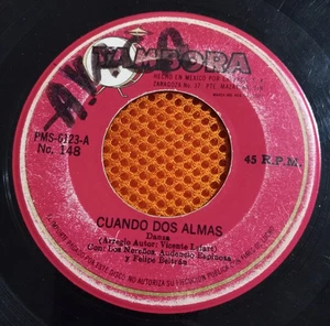 Los Noreños - Cuando Dos Almas b/w Macario Romero 45 7" Tambora 148 Norenos - Bild 1 von 3