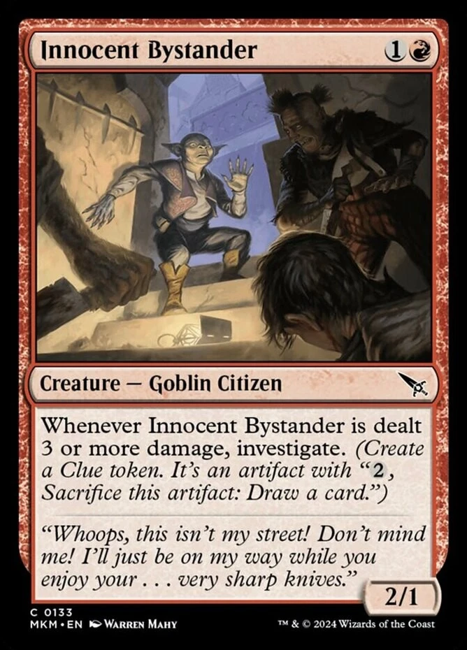 x1 Innocent Bystander - Murders at Karlov Manor - NM - MTG - Image 1 of 1